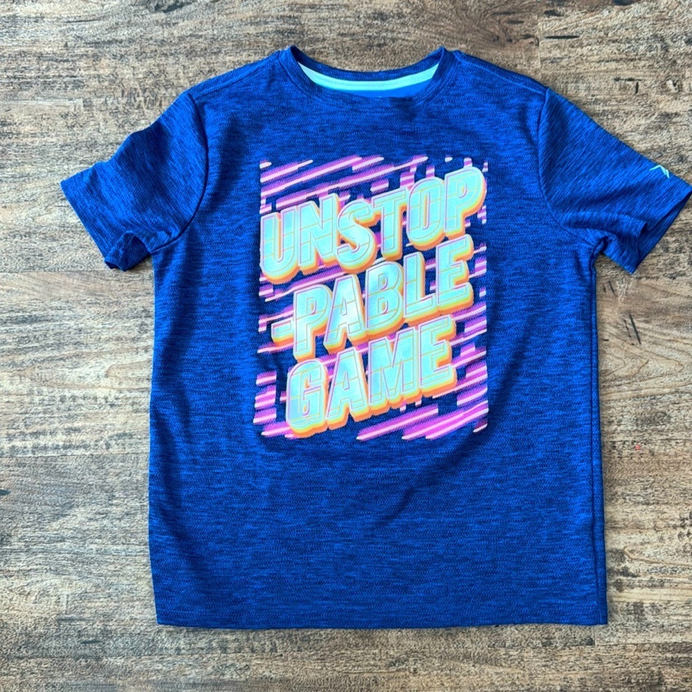 Boys active graphic tee , size Youth Large